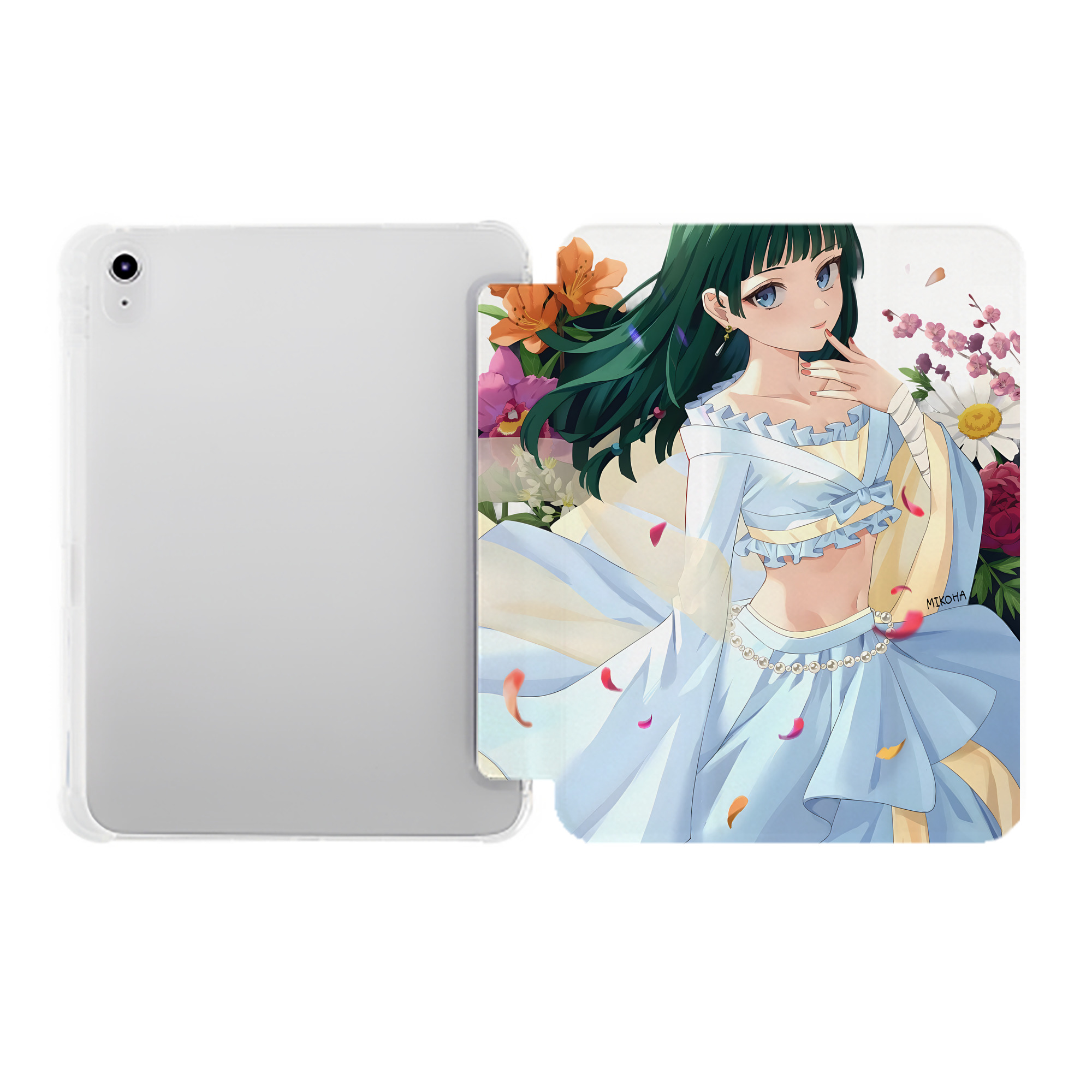 （画像用） 薬屋のひとりごと The Apothecary Diaries IPad ケース ペン収納付き 三つ折りスタンド PUレザー×シリコン 対応機種9.5/10.5/10.9インチ